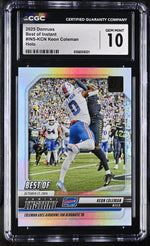 2025 Donruss #INS-KCN Keon Coleman Best of Instant CGC 10