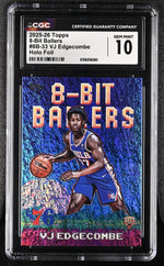 2025 Topps #8B-33 VJ Edgecombe 8-Bit Ballers CGC 10
