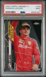 2020 Topps Chrome Formula 1 Charles Leclerc #163 PSA 9