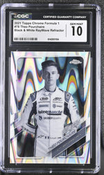 2021 Topps Chrome Formula 1 Theo Pourchaire #78 Future Stars CGC 10