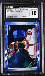2021 Topps Chrome Sapphire #53 Antonio Giovinazzi CGC 10