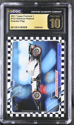 2021 Topps #123 Gianluca Petecof Checker Flag CGC 10