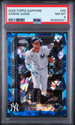 2025 Bowman Chrome Sapphire Aaron Judge #99 PSA 8