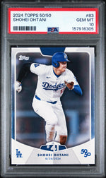 2024 Topps 50/50 Shohei Ohtani #83 PSA 10