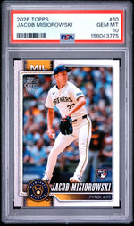 2026 Topps Jacob Misiorowski #10 PSA 10
