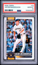 2026 Topps Jacob Misiorowski #10 PSA 10