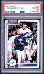 2026 Topps Shohei Ohtani/Yoshinobu Yamamoto #265 PSA 10