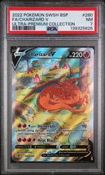 2022 Pokemon Sword and Shield Black Star Promo Ultra Premium Collection Charizard V #260 PSA 7