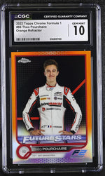 2022 Topps Chrome #86 Theo Pourchaire Future Stars CGC 10