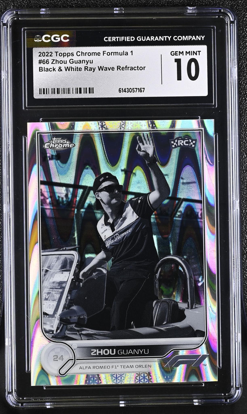 2022 Topps Chrome #66 Zhou Guanyu CGC 10