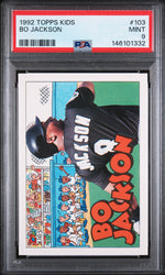 1992 Topps Kids Bo Jackson #103 PSA 9