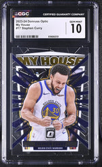 2023 Donruss Optic #17 Stephen Curry My House CGC 10
