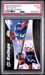 2008 Upper Deck College To Pros Joe Flacco #CP10 PSA 7