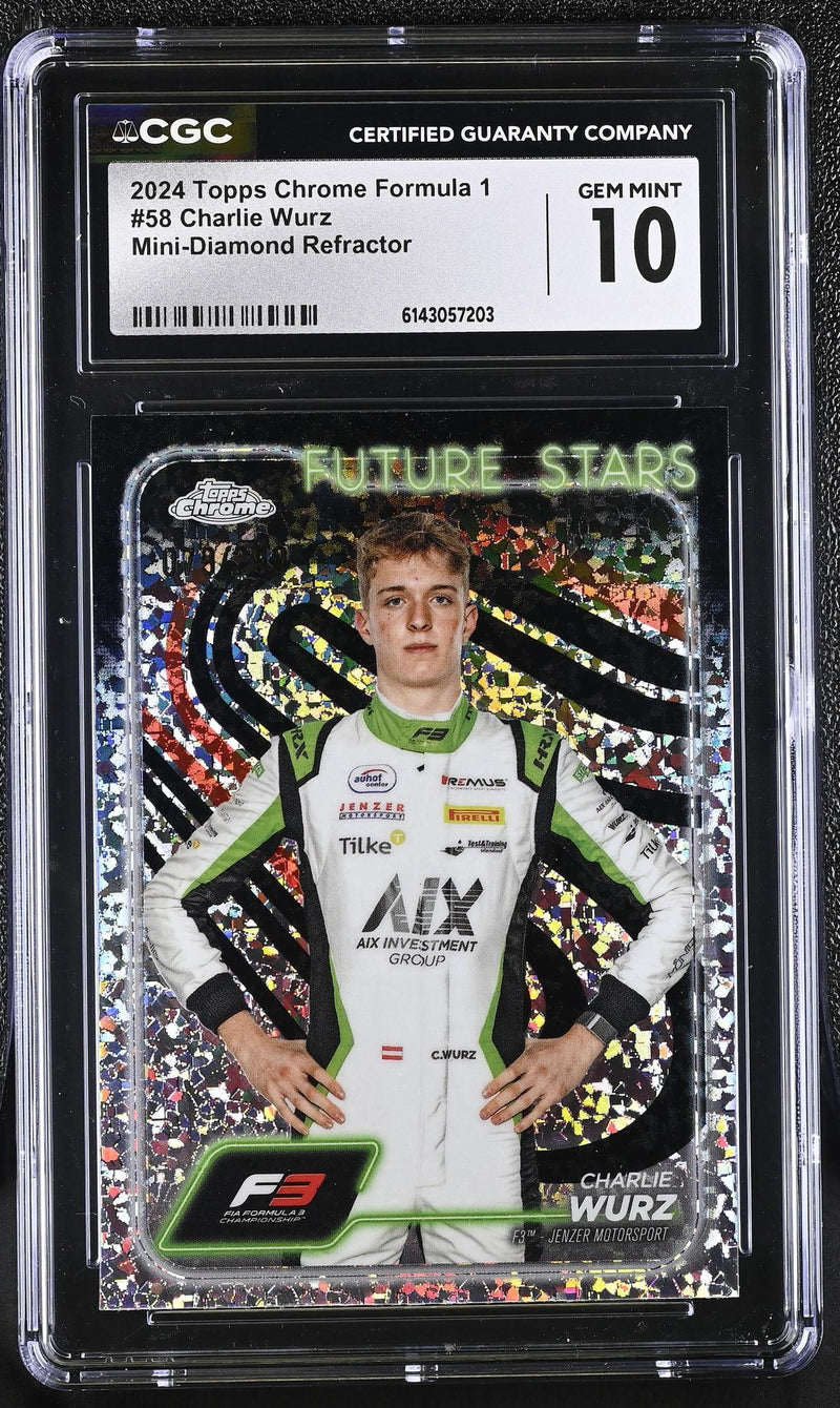 2024 Topps Chrome #58 Charlie Wurz Future Stars CGC 10