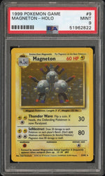 1999 Pokemon Game Holo Magneton #9 PSA 9