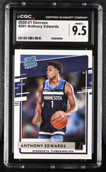 2020 Donruss #201 Anthony Edwards Rated Rookie CGC 9.5