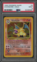 1999 Pokemon Game Holo Charizard #4 PSA 9