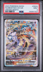 2023 Pokemon Sword and Shield Crown Zenith Galarian Gallery Mewtwo Vstar #GG44 PSA 9