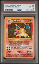 1999 Pokemon Game Holo Charizard #4 PSA 6