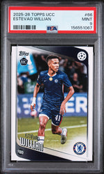 2025 Topps UEFA Club Competitions Estevao Willian #66 PSA 9