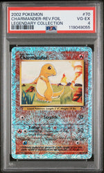 2002 Legendary Collection English Reverse Holo Charmander #70 PSA 4