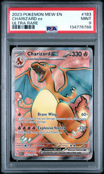 2023 Pokemon Scarlet and Violet 151 Ultra Rare Charizard Ex #183 PSA 9