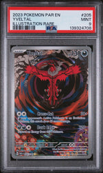 2023 Pokemon Scarlet and Violet Paradox Rift Illustration Rare Yveltal #205 PSA 9
