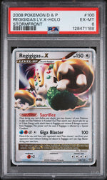 2008 Pokemon Diamond and Pearl Stormfront Holo Regigigas Lv X #100 PSA 6