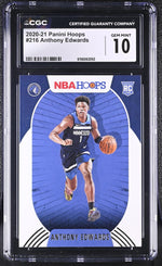 2020 Hoops #216 Anthony Edwards CGC 10