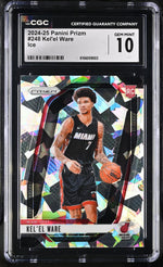 2024 Prizm #248 Kel'el Ware Ice CGC 10