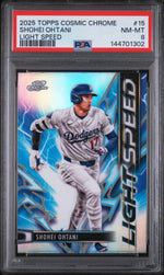 2025 Topps Cosmic Chrome Light Speed Shohei Ohtani #LS15 PSA 8