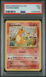 2023 Pokemon Classic Charizard and Ho Oh Ex Deck Charmander #001 PSA 7