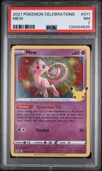 2021 Pokemon Sword and Shield Celebrations Mew #011 /25 PSA 7