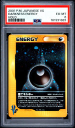 2001 Pokemon Vs Japanese Holo Darkness Energy PSA 6