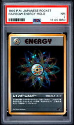 1997 Pokemon Team Rocket Japanese Holo Rainbow Energy PSA 7