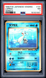 1998 Pokemon Vending Series 2 Japanese Lapras #131 PSA 7