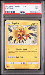 2023 Pokemon Classic Charizard and Ho Oh Ex Deck Zapdos #12 PSA 9
