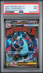 2025 Pokemon Mega Dream Ex High Class Expansion Japanese Mega Attack Rare Mega Charizard X Ex #223 PSA 9