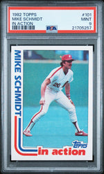 1982 Topps In Action Mike Schmidt #101 PSA 9