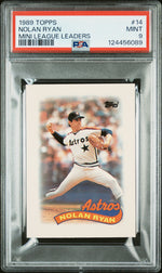 1989 Topps Mini Leaders Nolan Ryan #14 PSA 9