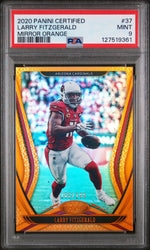 2020 Panini Certified Mirror Orange Larry Fitzgerald #37 /199 PSA 9