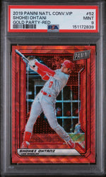 2019 Panini National Convention VIP Party Red Shohei Ohtani #52 /25 PSA 9