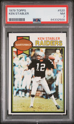 1979 Topps Ken Stabler #520 PSA 7