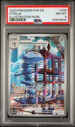 2023 Pokemon Scarlet and Violet Paradox Rift Illustration Rare Steelix #208 PSA 8