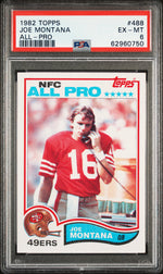 1982 Topps All Pro Joe Montana #488 PSA 6