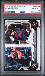 2026 Topps Now John Cena/Shohei Ohtani #WBCO /55002 /25 PSA 10