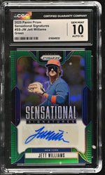 2025 Prizm #SS-JW Jett Williams Sensational Signatures CGC 10