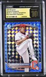 2025 Bowman #BCP-11 Jackson Humphries Chrome Prospects /150 CGC 10