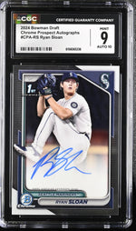 2024 Bowman #CPA-RS Ryan Sloan Chrome Prospect Autographs Auto CGC 9