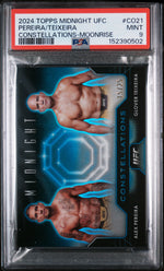 2024 Topps Midnight UFC Constellations Moonrise Pereira/Teixeira #CO21 PSA 9